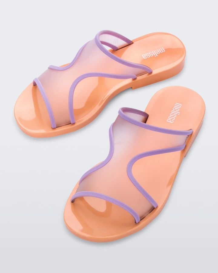 Chanclas Bikini Melissa Naranja-lila
