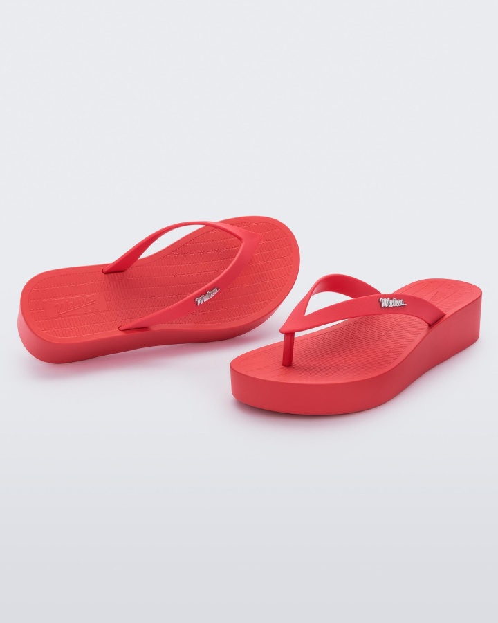 Melissa Sol Venecia Plataforma Rojo