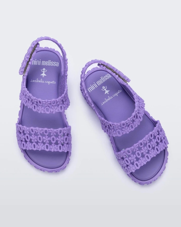 Sandalia Mini Melissa Panc Isabela Capeto-bebé Lila