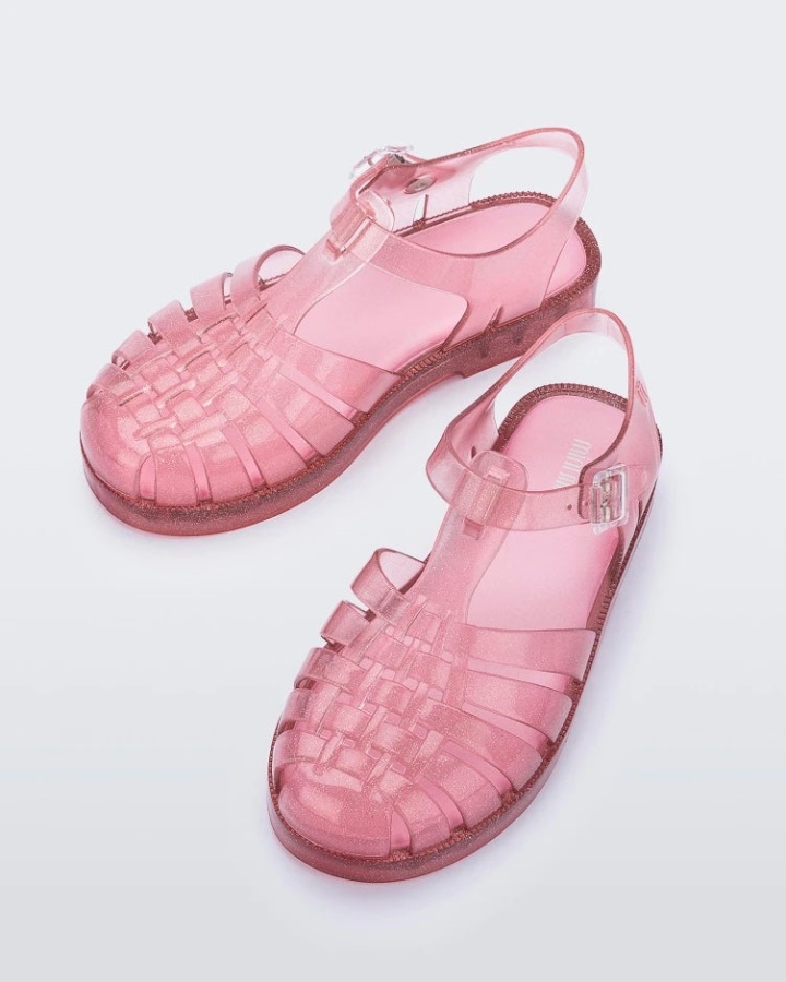 Sandalia Mini Melissa Posesion-niños Rosa Glitter